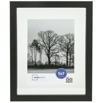 Mainstays 8x10 Float to 5x7 Black Linear Float Picture Frame