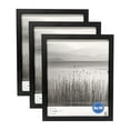 thumbnail image 1 of Mainstays 8 x 10 Picture Frame, Black Gallery Style, Tabletop or Wall Display, Set of 3, 1 of 8
