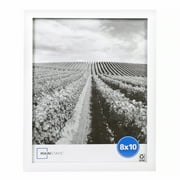 Mainstays – 8x10 Picture Frame – White Gallery Linear Program Tabletop & Wall Photo Frame
