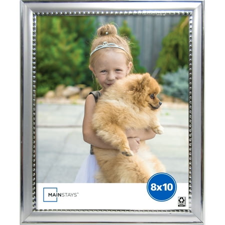 Mainstays 8 x 10 Silver Bead Picture Frame