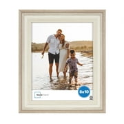 Mainstays 8x10 Two Tone Beige Tabletop Picture Frame
