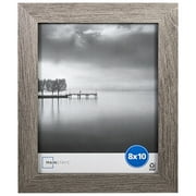 Mainstays – 8x10 Picture Frame – Rustic Gray Gallery Bevel Program Tabletop & Wall Photo Frame