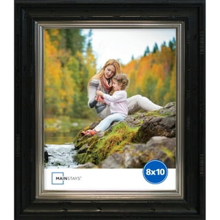 Brown 11x14 matted to 8x10 Scoop Gallery Wall Picture Frame, Wood Finish US