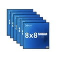 thumbnail image 1 of Mainstays 8x8 Front Loading Gallery Tabletop Picture Frame, Black, Set of 6, 1 of 8