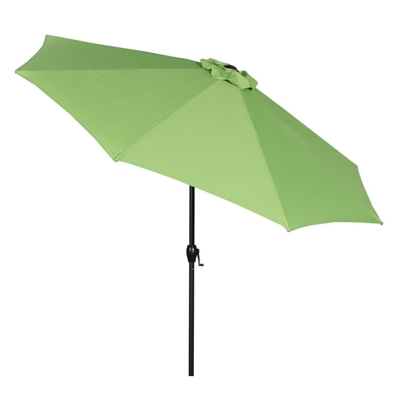 Mainstays 9' Outdoor Tilt Market Patio Umbrella- Green