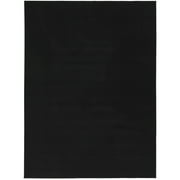Mainstays 90"x118" Titan Solid Black Durable Indoor Utility Area Rug