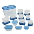 thumbnail image 1 of Mainstays 92 Piece Food Storage Variety Value Set, Blue Lids, 1 of 7