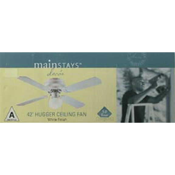 Mainstays A 42in White Hugger Ceiling Fan