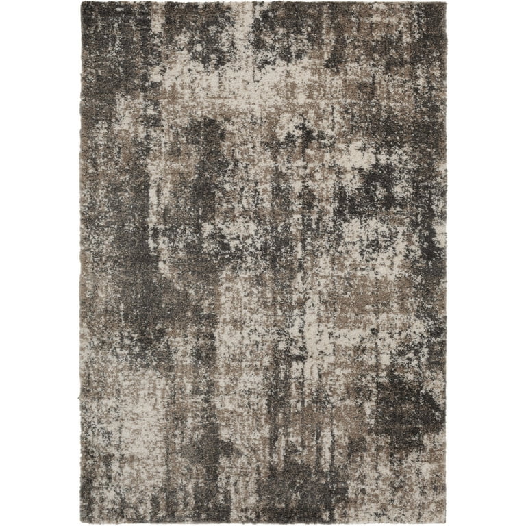 Free Shipping! Mainstays Abstract Neutral Rug 5x7, Indoor Area Rug