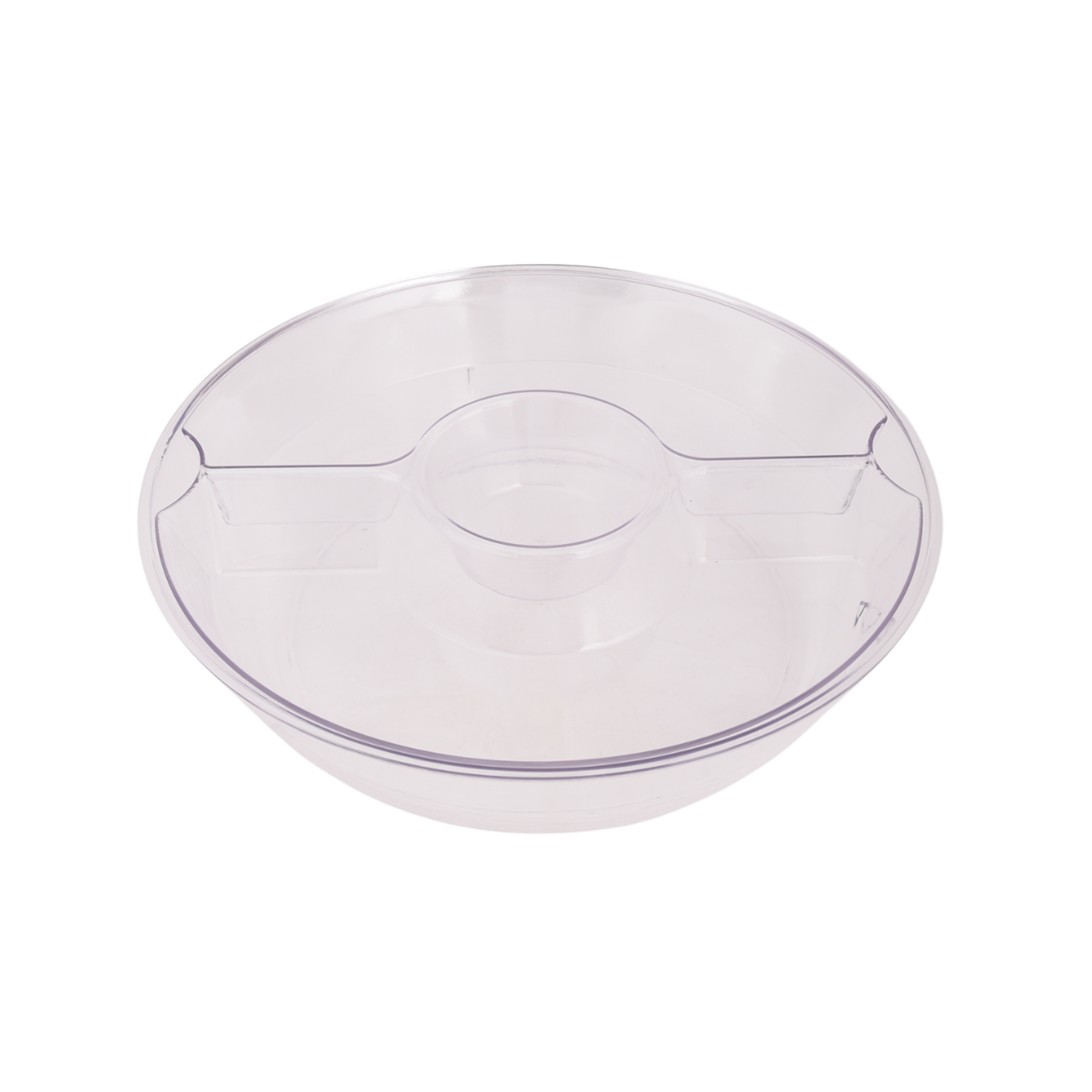 Mainstays Acrylic Appetizer On Ice Serving Tray with Lid, Clear - image 1 of 8