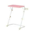 thumbnail image 1 of Mainstays Adjustable Folding TV Tray with Cup Holder Pink, 20.87"W x 14.76"D x 27.76"H, 1 of 6