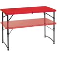 Mainstays Adjustable Folding Tailgating Table, Set of 2, Multiple Colors