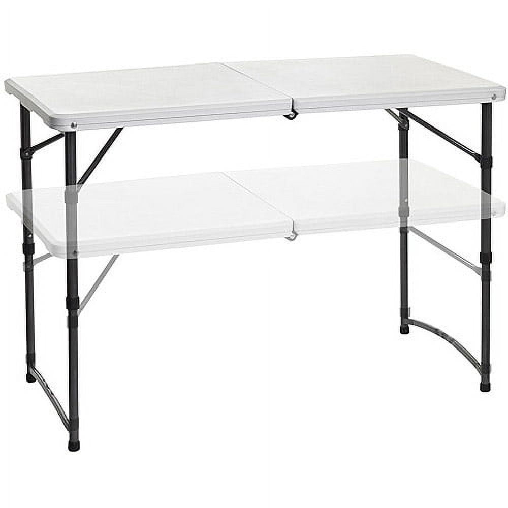 Mainstays Adjustable Folding Tailgating Table, Set of 2, Multiple Colors