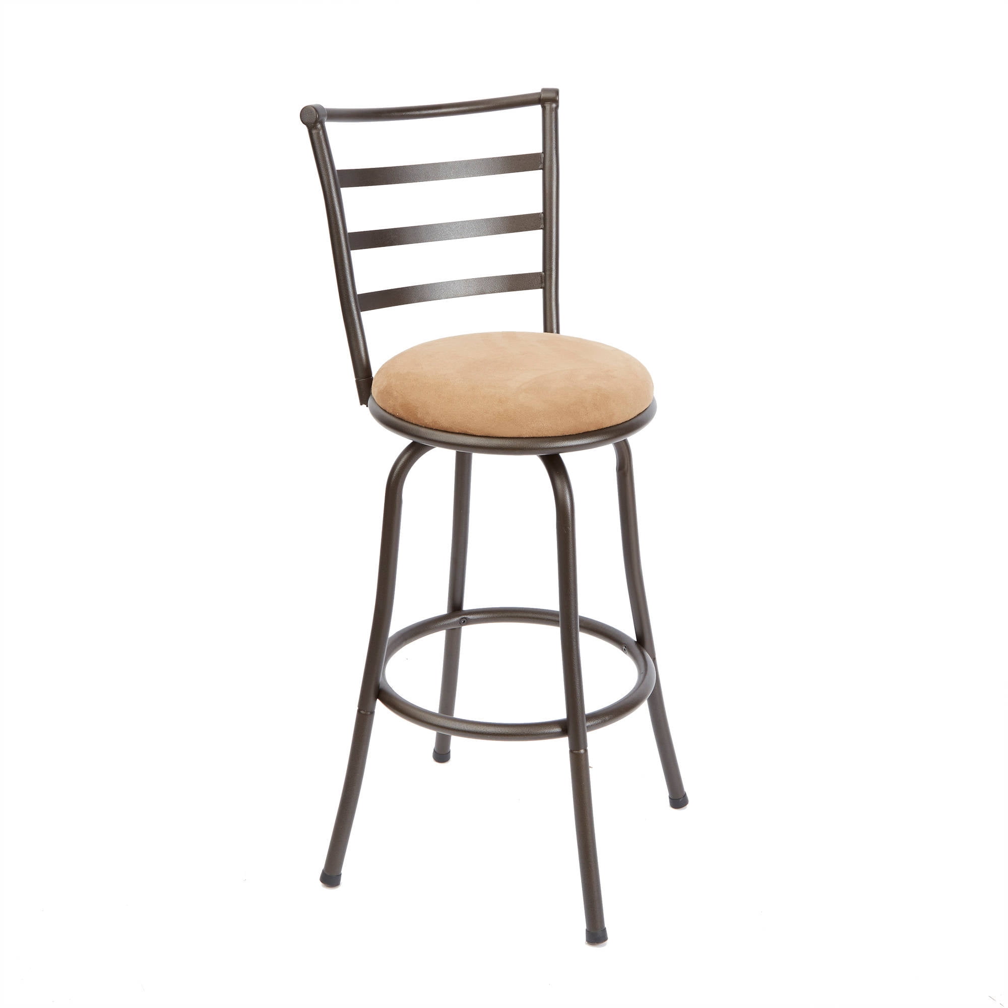 Mainstays Adjustable Height Barstool Hammered Bronze Finish Walmart