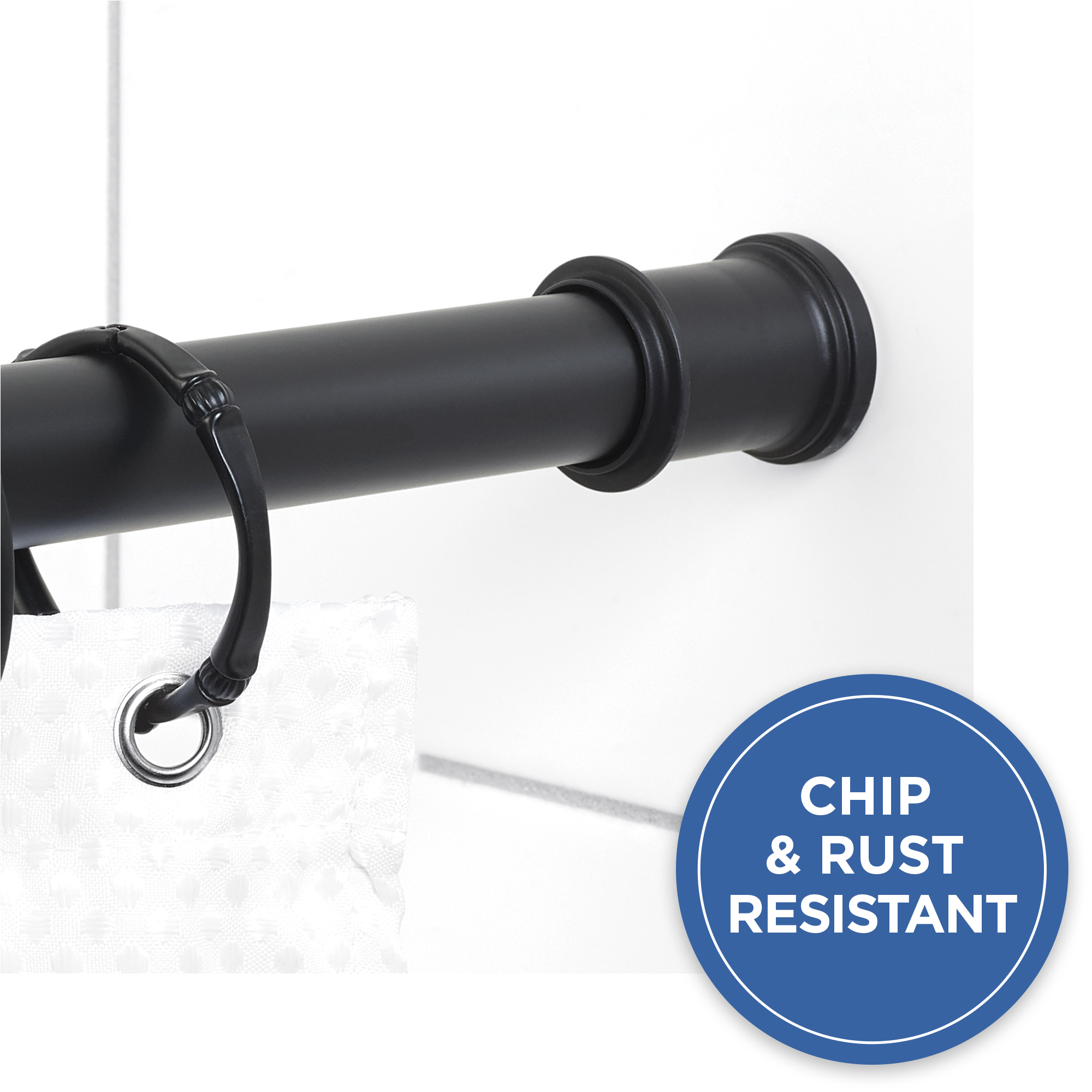35603Bnil Neverrust Adjustable Curved Shower Rod Concealed Mount 4472