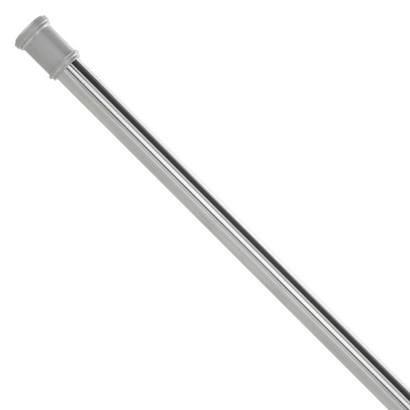 Mainstays Adjustable Tension Shower Curtain Rod, 44" - 72", Easy to Install, No Drilling, Chrome