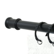 Mainstays Adjustable Tension Shower Curtain Rod, 44" - 72", Matte Black
