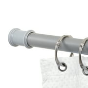Mainstays Adjustable Tension Shower Curtain Rod for Small or Stall Showers, 27”-40", Satin Nickel