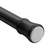 Mainstays Adjustable Tension Window Curtain Rod, 46" - 84",  with 1" Diameter, Black