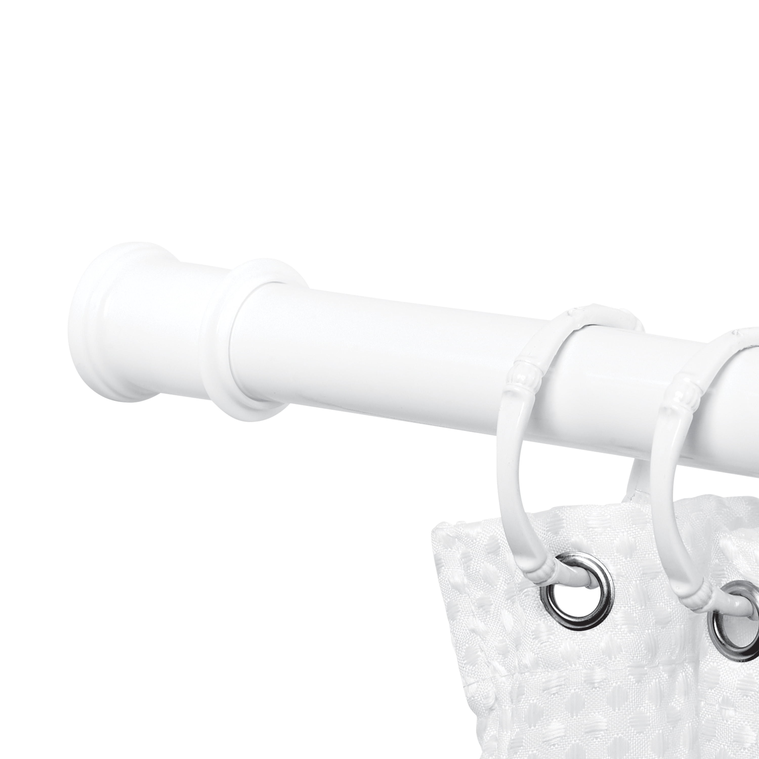 Mainstays Adjustable Tension Shower Curtain Rod for Small or Stall ...
