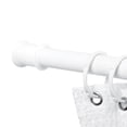 Mainstays Adjustable Tension Shower Curtain Rod for Small or Stall