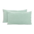 thumbnail image 1 of Mainstays Set of 2 Jersey King Pillowcases Classic Mint, 1 of 5