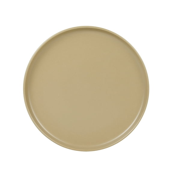 Mainstays Alessandra Matte Brown Round Stoneware Solid Salad Plate