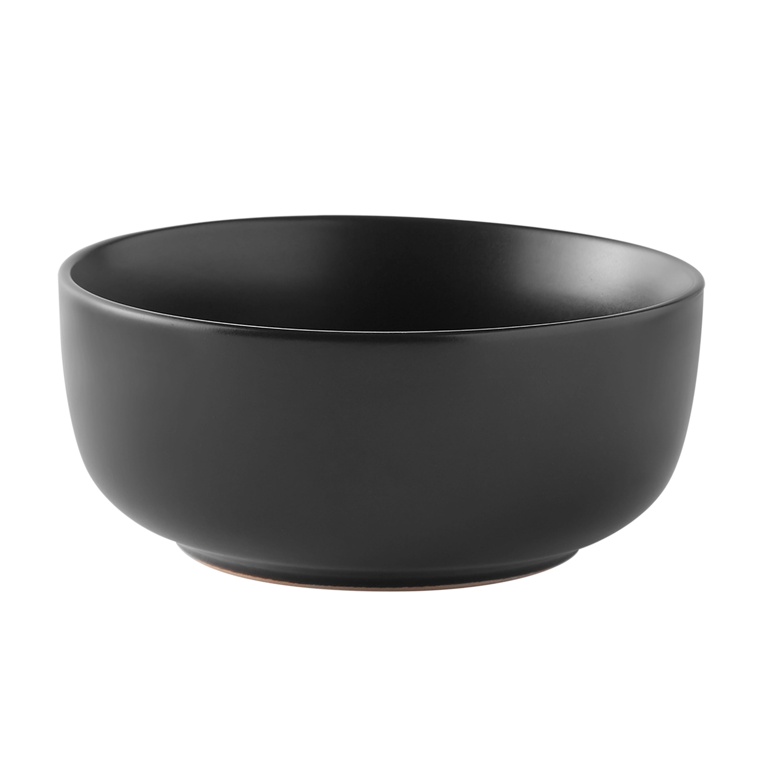 4 pack Mainstays Alessandra Matte Black Stoneware Bowl