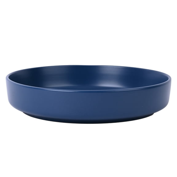 Mainstays Alessandra Matte Blue Stoneware Dinner Bowl