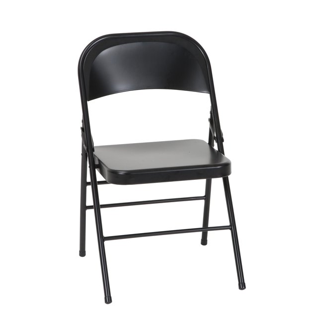Mainstays All Steel Commercial Folding Chair, 4Pack