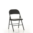 thumbnail image 1 of Mainstays All-Steel Folding Chair, Double Braced, Black, 1 of 4