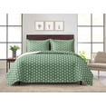 thumbnail image 1 of Mainstays All-in-One Bed-in-a-Bag Quilt and Sheet Set, 7-Piece, Full, Green Floral, 1 of 17