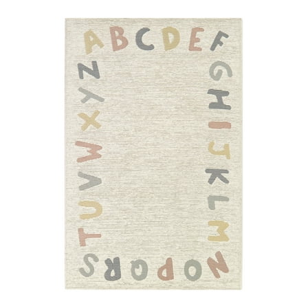 Mainstays Alphabet Indoor Rug, 3'W x 4'8"L