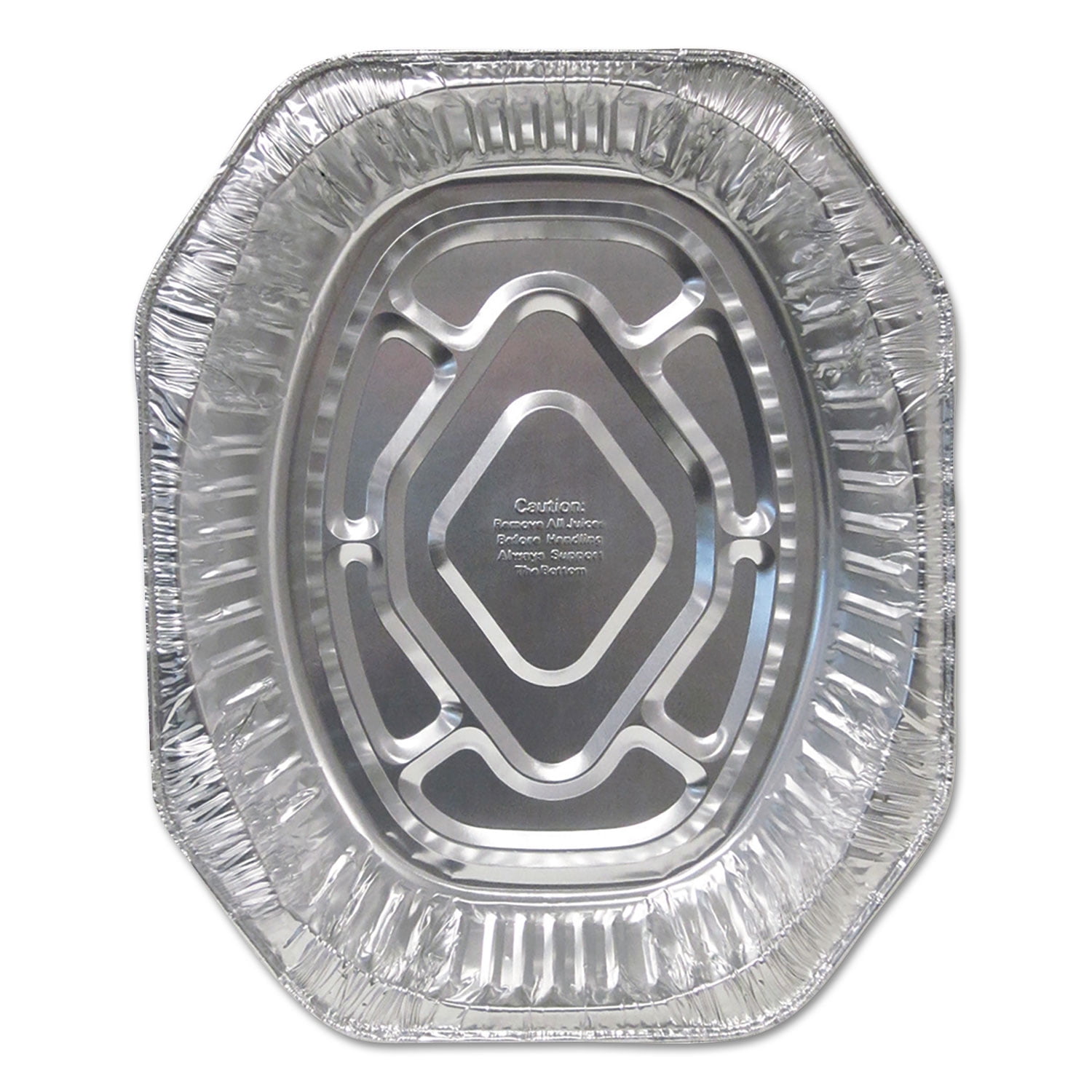 Mainstays Aluminum Durable Foil Oval Roaster 16" x 13.13" x 3.13"