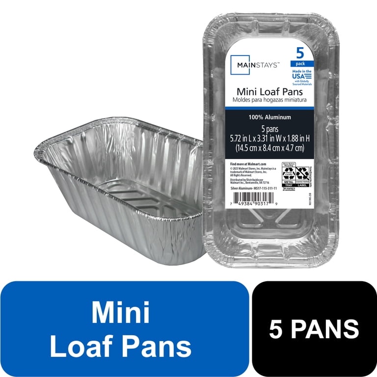 Mini Loaf Pans Equal a Regular Loaf Pan: Conversion Guide