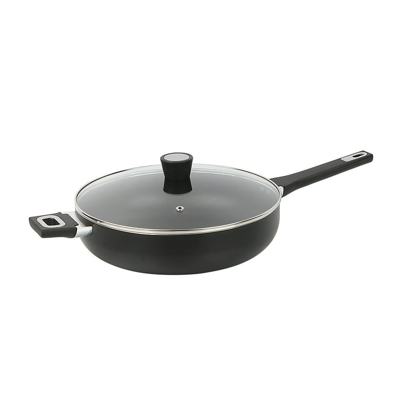 11-In. Nonstick Aluminum Deep Fry Pan with Lid, 1 - Fry's Food Stores