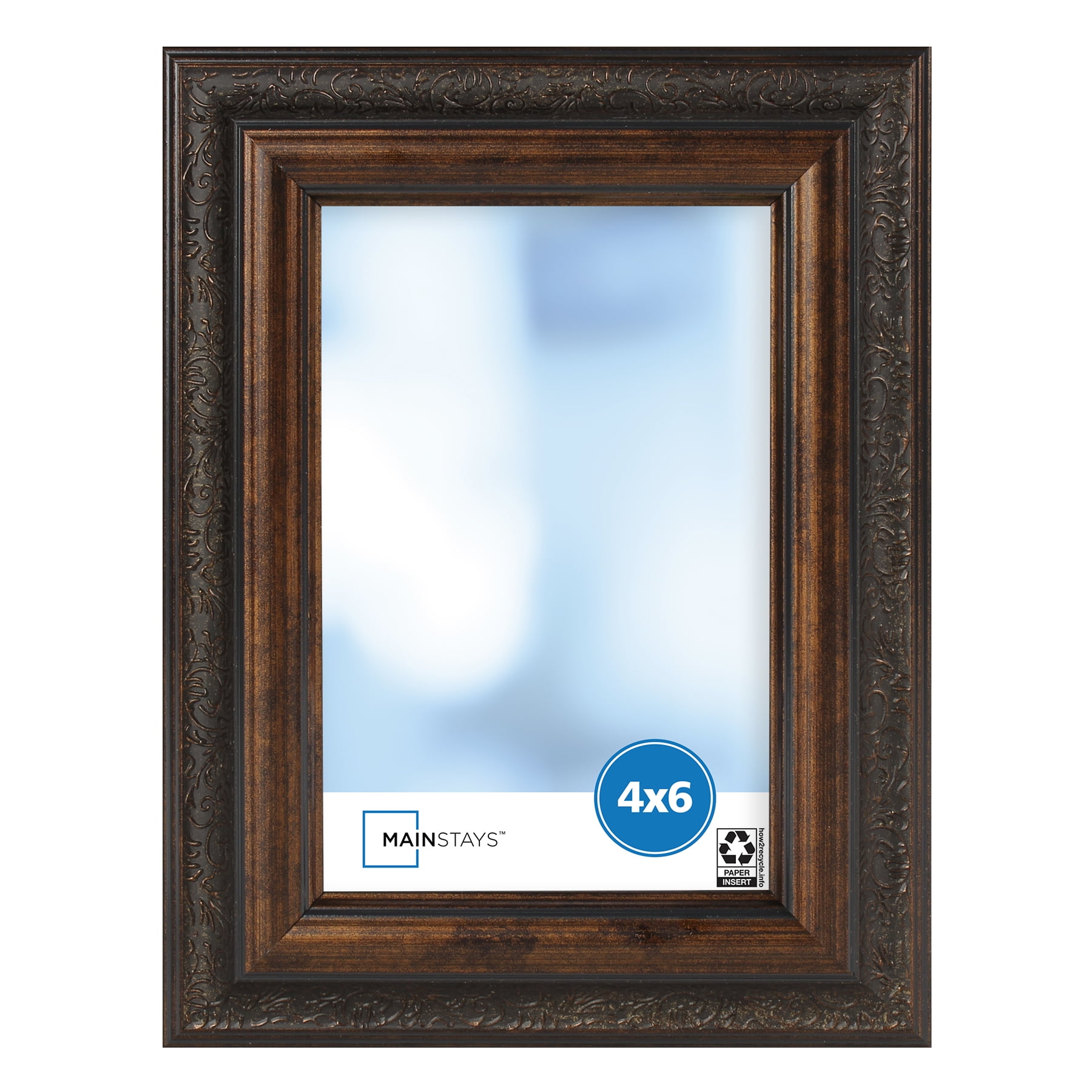 Mainstays Antique Bronze 4 x 6 Picture Frame
