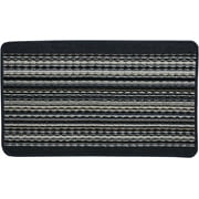Mainstays Apollo Striped Indoor Polypropylene Area Rug, Navy, 17.4" x 30"