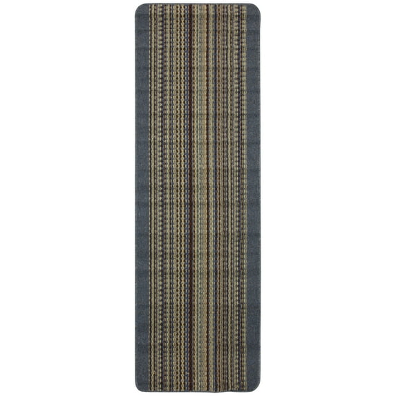 Mainstays Apollo Striped Tufted Area Rug, 1'10.5" x 6', Stain Resistant