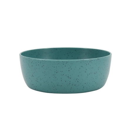Mainstays Aqua Slate 38-Ounce Eco-Friendly Recycled Plastic Round Dinner Bowl