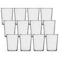 thumbnail image 1 of Mainstays Arabella Drinking Glass, 16 oz Clear Tumbler, Set of 12, 1 of 5