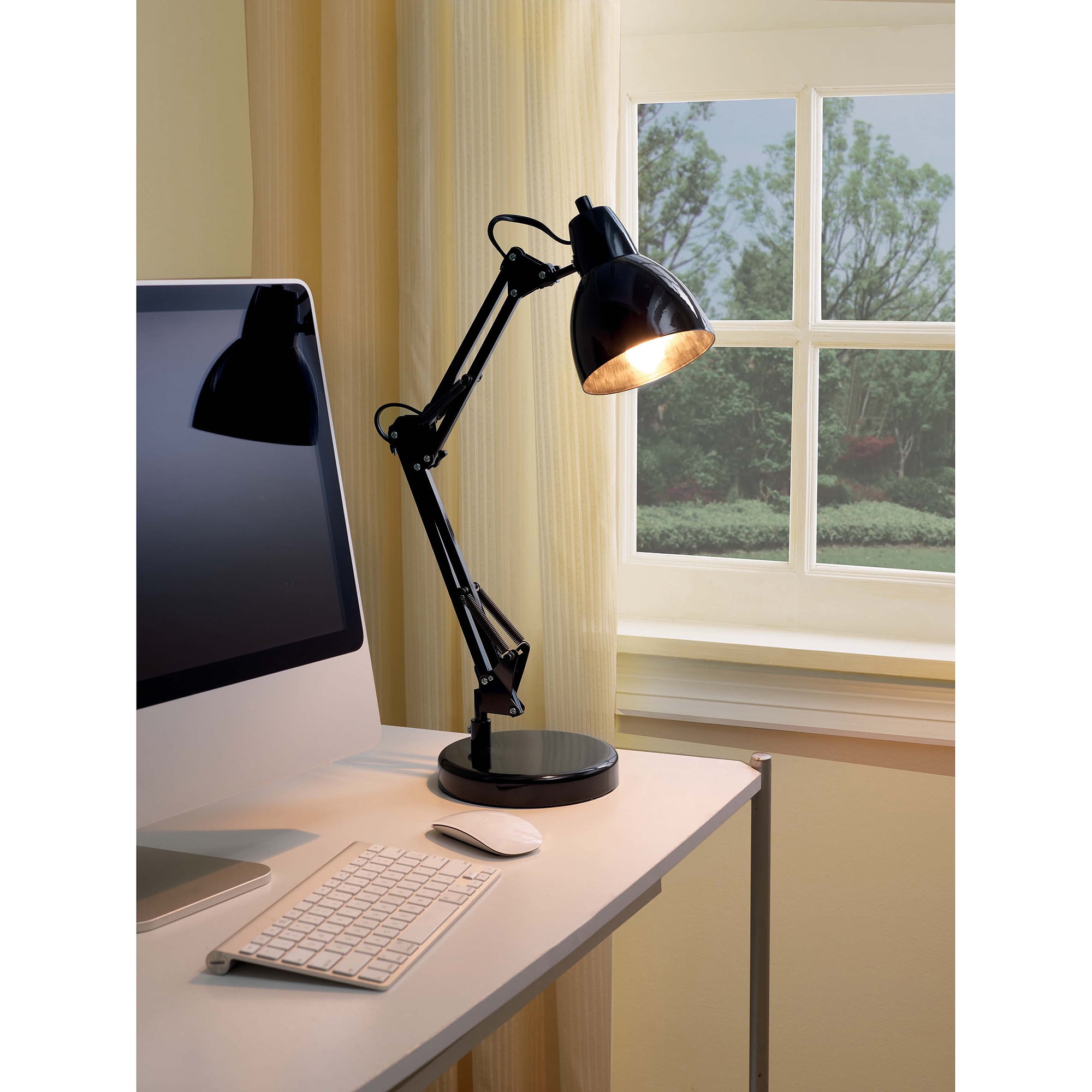 Mainstays Architect Desk Lamp, Black