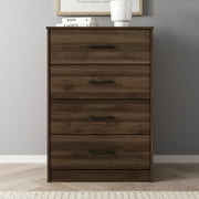 Mainstays Ardent 4 Drawer Dresser, Dark Walnut