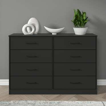 Mainstays Ardent 8 Drawer Dresser, Black