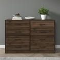thumbnail image 1 of Mainstays Ardent 53.75" Wide 8 Drawer Dresser, Dark Walnut, 1 of 6
