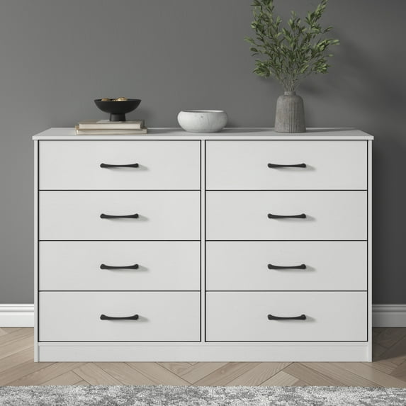 Mainstays Ardent 8 Drawer Dresser, White - Walmart.com