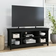 thumbnail image 1 of Mainstays Ardent No Tools Open Shelf TV Stand Console for TVs up to 50", Black, 1 of 15