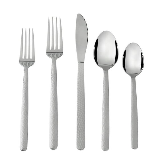 Mainstays Armatto 20-Piece Stainless Steel Flatware Set, Service for 4