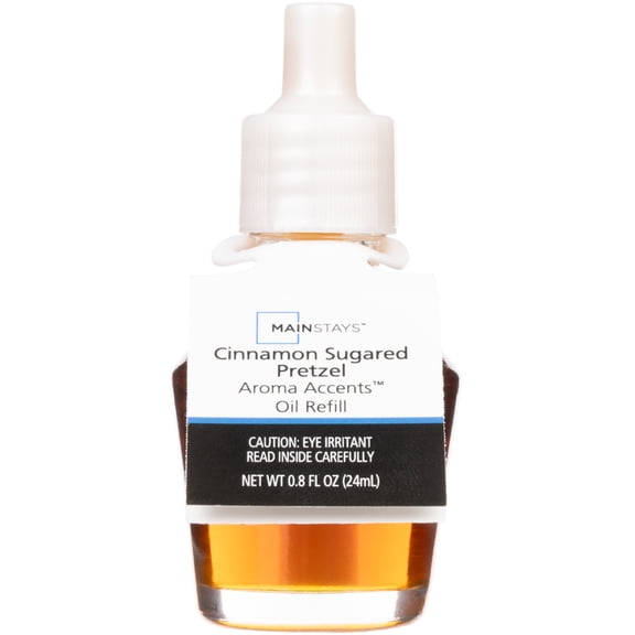 Mainstays Aroma Accent Fragrance Oil Refill, Cinnamon Sugared Pretzel