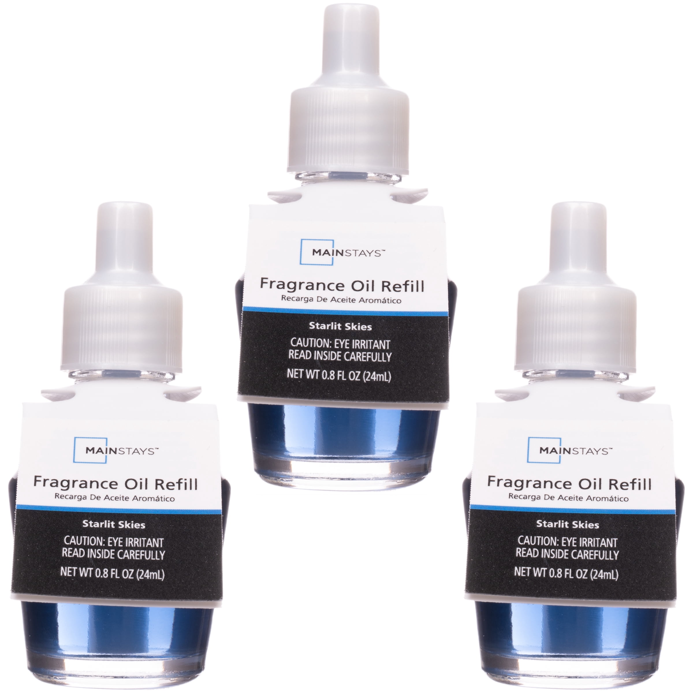 Mainstays Aroma Accents Oil Refill 24 mL, Starlit Skies, 3 Pack
